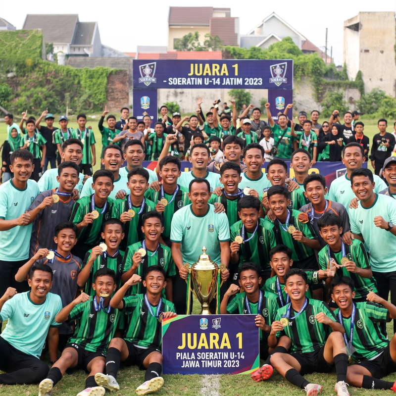 Juara 1 Piala Soeratin U-14 Jawa Timur 2023