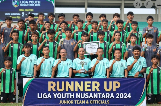 Runner Up Liga Youth Nusantara 2024